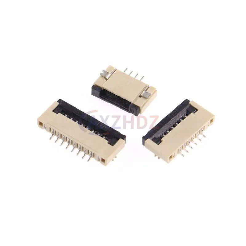 10PCS 1.0mm Upper / Lower Contact 4Pin - 30Pin FPC FFC Flat Cable Connector Socket 4P 5P 6P 7P 8P 9P 10P 12P 14P 16P 20P 28P 30P