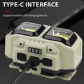 HOMEFISH COB LED Headlamp Induction USB Rechargeable Head Flashlight Powerful Work Light for Outdoors Camping Fishing