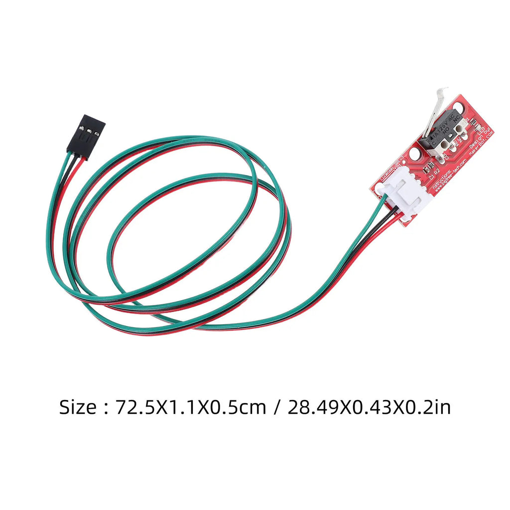 6Pcs Micro Limit Switch with Lever for 3D Printer Mechanical Endstop Module High Precision Printing Stable Reliable Copper Wire