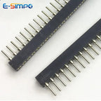 3pcs 1.778mm Round Single Row 1X40P Crystal Socket Male Female Pin Header PCB Board Connector