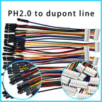 5PCS XH2.54/PH2.0/HY2.0/ZH1.5/MX1.25/SH1.0 To Dupont Line Cable 1P Female 2/3/4/5/6/P 20CM 26AWG 28AWG Jumper Wire