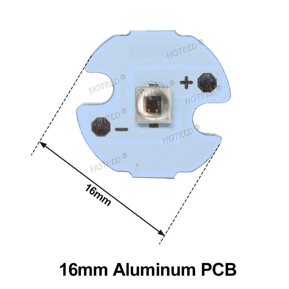 1W 3W High Power 3535 LED Chip IR 1000nm 1050nm1200nm1300nm 1500nm 1600nm Infrared FarRed Diode Lamp for DIY Night Vision Camera