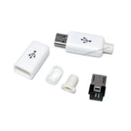 10Pcs USB Connectors Type B/Micro/Mini/USB2.0 Male Female Assembly Adapter DIY Soldering Repair Data Charging Plug Socket