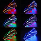 1-10Pcs WS2812B RGB Flexible 4X12 8X8 16x16 8x32 Pixel Led Panel Matrix Screen Module WS2812 Individually Addressable IC DC5V