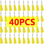 40/200Pcs Stackable Banana Plug 4mm Banana Plug Soldering Electrical Connector DIY Tools Copper Nickel Plated Banana Plugs