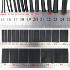 1/2/5M Black 2:1 Heat Shrink Tube Diameter 0.6mm~120mm Wire Repair Protector Polyolefin Insulated Shrinkable Cable SleeveTubing