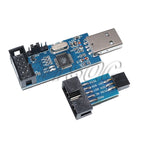 USBASP USBISP AVR Programmer USB ISP USB ASP ATMEGA8 ATMEGA128 Support Win7 64K 10Pin To 6 Pin Adapter Board USBISP
