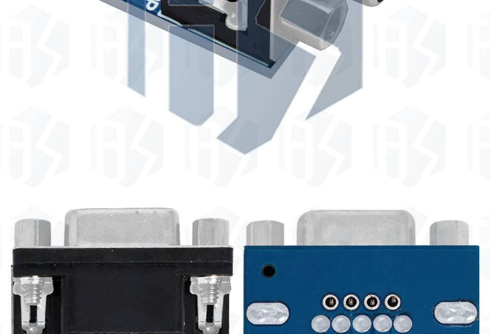 1PCS  MAX3232 RS232 to TTL Serial Port Converter Module DB9 Connector MAX232