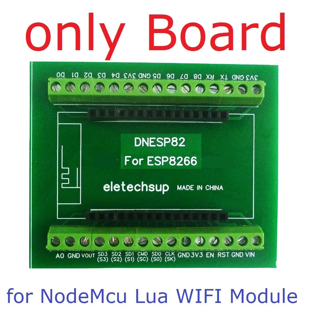 WIFI NodeMcu Lua ESP8266 Wifi GPIO DIN Rail 3.96 PinBoard Box Expansion Board for Arduiuo Ethernet PLC