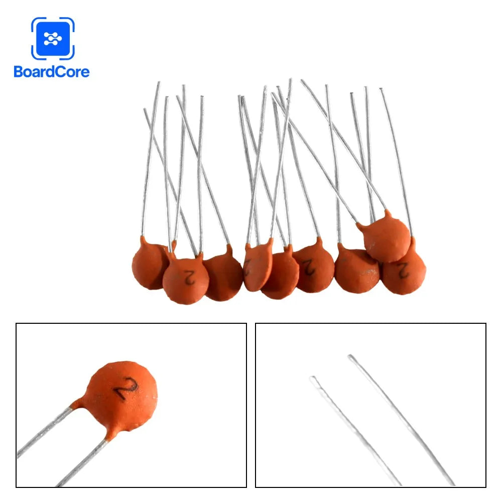 300pcs Ceramic Capacitor Kit 2PF-0.1UF 30Values*10pcs Capacitance Assorted Set DIY Sample Pack