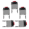 5Pcs Silent Micro Push Button Switch 6x6x7.3mm Ultra Quiet Tactile for Electronics Control Panels