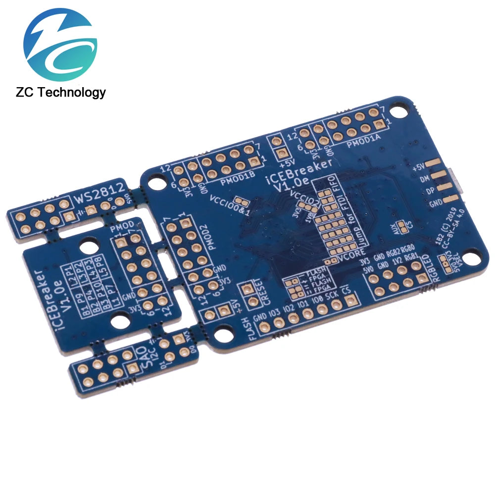 ICEBreaker V1.0e FPGA Development Board ICE40UP5k 120 Kbit for Pmod Connectors