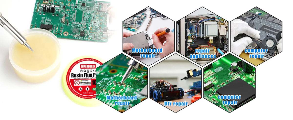 Soldering Flux Lead-Free Solder Paste Flux Tin Solder Paste Welding Flux for Phone Board Repair Electric Soldering Repair