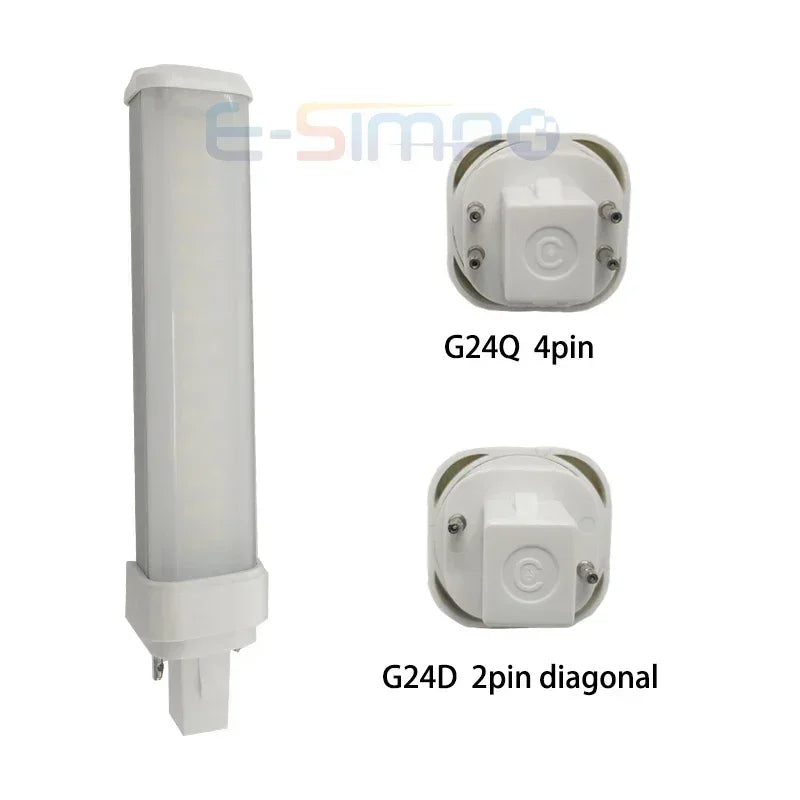 1pc G24d 2P GX24Q 4P 7W 9W 11W 2U CFL PLC 13W 18W 26W LED Replacement Horizontal Retrofit PL Plug Lamp,Ballast Removal Required