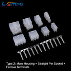 10Set MX4.2mm Pitch 5557/5558/5559/5569 0.165" Mini-Fit Dual Row 2*1-2*12P Female Receptacle Male Plug Pin Terminal Connector