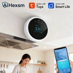 Hot EU/US/AU/UK Plug Safety Smart Home GAS Leakage Sensor Tuya WiFi LPG Leak Alarm Smart Life App Fire Security Detector Control