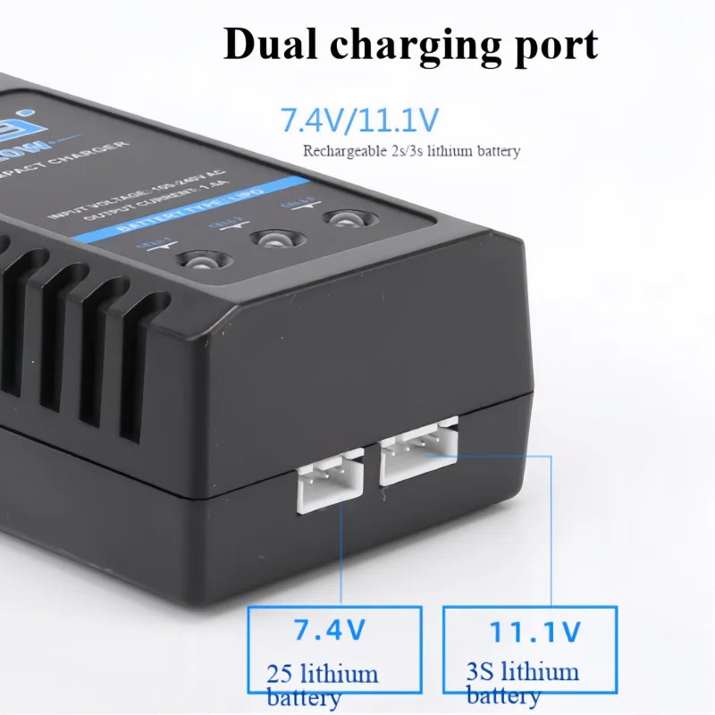 B3 20W Charger Balanced Charger Drone Battery 2s3s Lithium Battery 7.4V11.1V Car Boat Drone Model