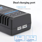 B3 20W Charger Balanced Charger Drone Battery 2s3s Lithium Battery 7.4V11.1V Car Boat Drone Model