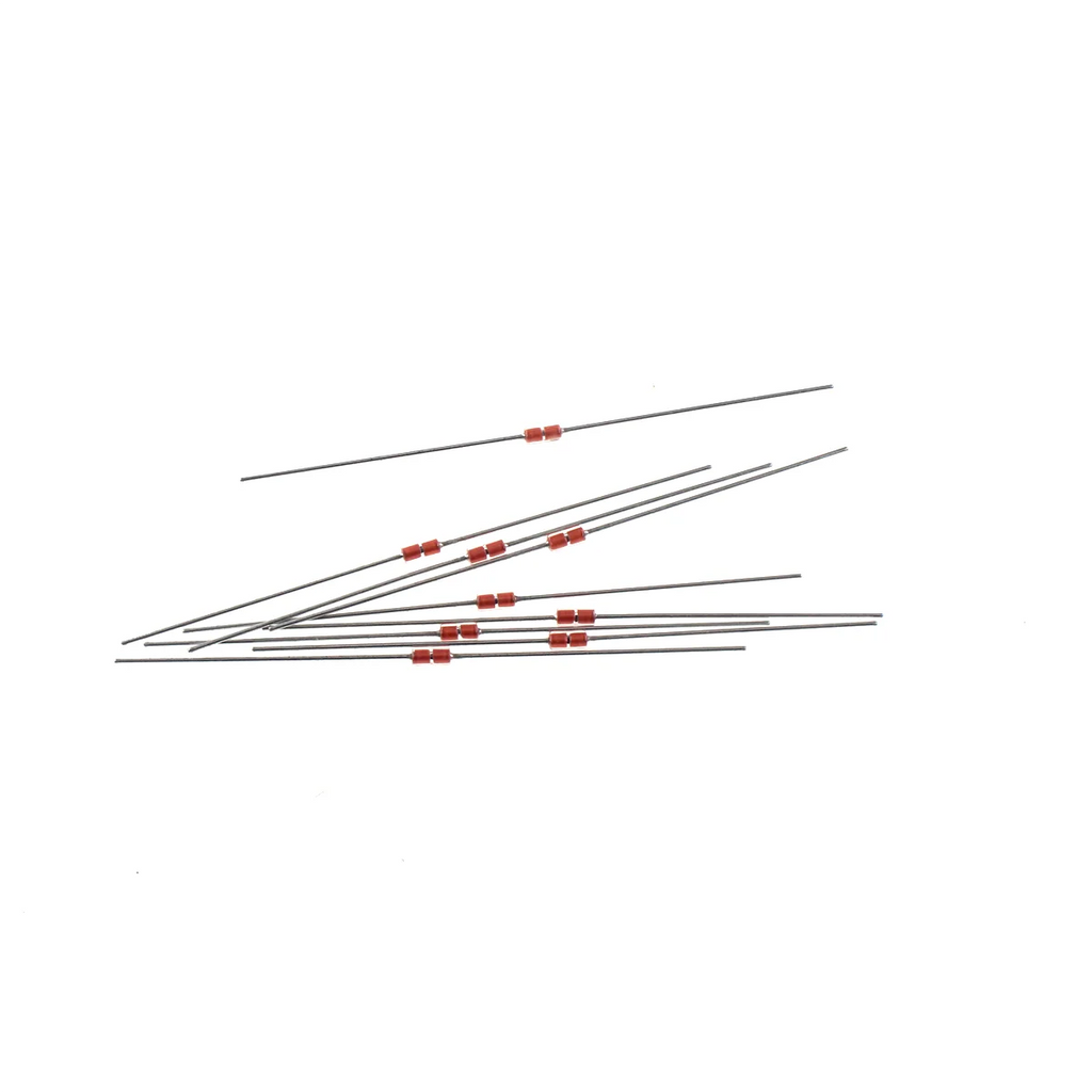 20pcs NTC Thermistor MF58 Glass Sealed Diode Resistance 5K 10K 20K 50K 100K B Value 3950Precision5%Electric Heating Furnace With