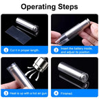 3/5M PVC Clear Heat Shrink Tube Width 29.5mm ~ 200mm 18650 Lipo Battery Pack Insulated Cable Sleeve Protection Battery Film Wrap