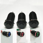 8mm Waterproof Latching Maintained High Round Stainless Steel Metal Push Button Switch Light Shine Car Horn Fix 3V 5V 12V 24V
