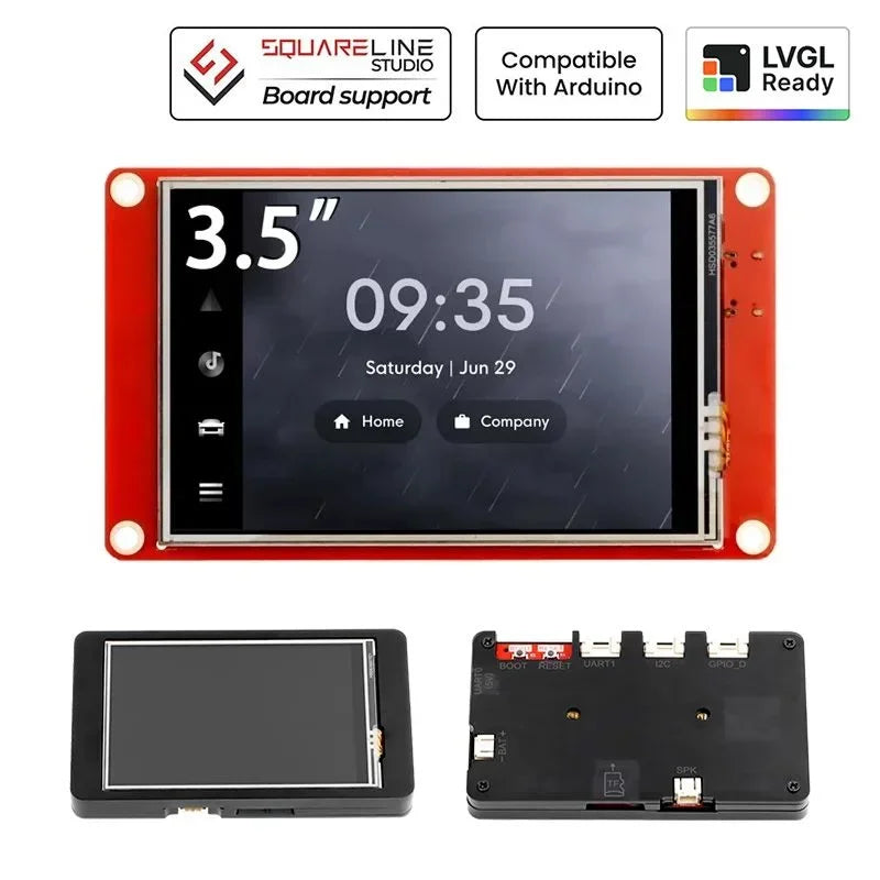 Popular Elecrow CrowPanel 3.5 inch ESP32 HMI 480x320 Display SPI TFT LCD Arduino/LVGL/Micropython Compatible Touch Screen