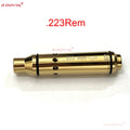 Outdoor Sports Tactical Red Laser Cartridge Bore Sighter .223Rem 40S&W 45ACP 9mm Training 2MW Laser Bullet Toy Accessories QG542