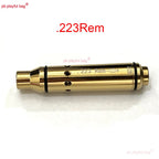 Outdoor Sports Tactical Red Laser Cartridge Bore Sighter .223Rem 40S&W 45ACP 9mm Training 2MW Laser Bullet Toy Accessories QG542