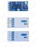 LIZAO HC-12 SI4463 433MHz Wireless Serial Module, 1000m Communication, Serial Alternative for Bluetooth Home IoT Automation