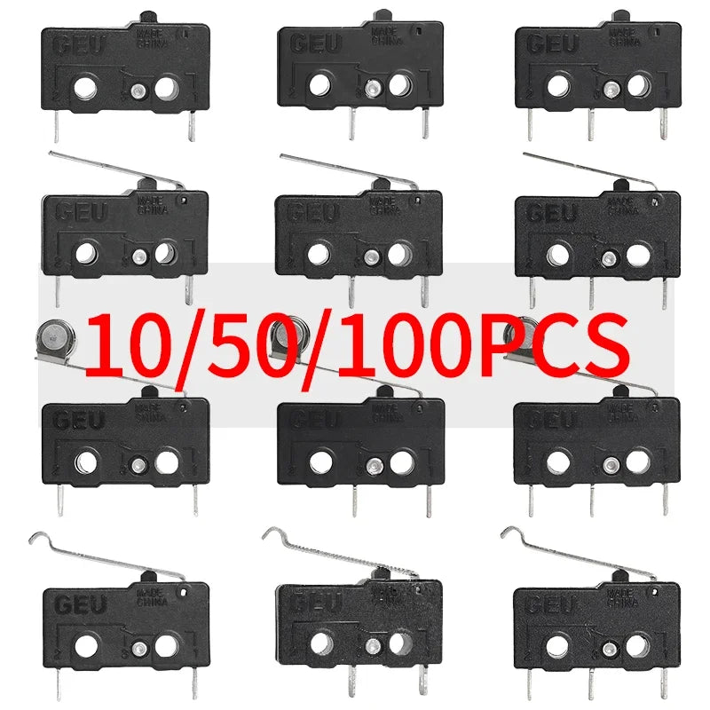 SS-5GL 2/3Pins Micro Limit Switch NO/NC/CHANGEOVER SPDT Snap Action Switch ON/OFF