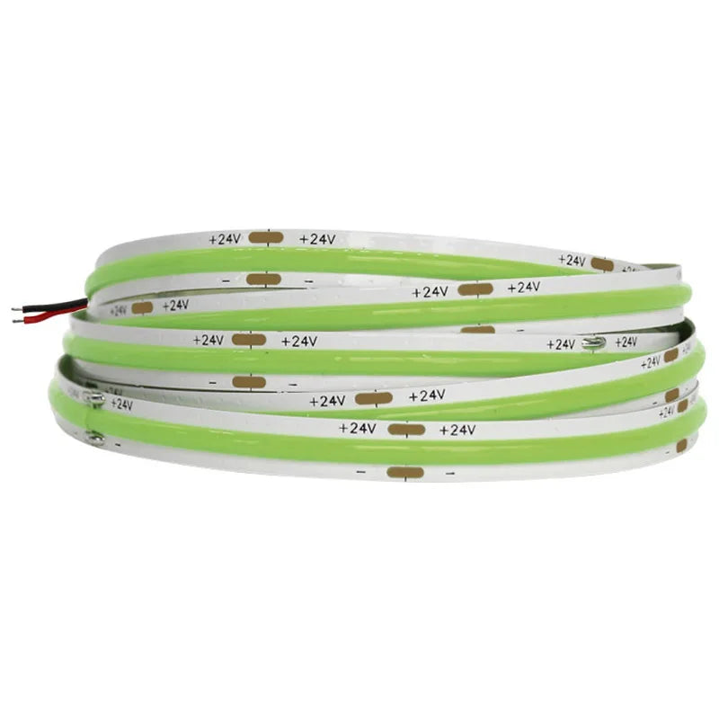 4mm COB LED Strip Lights 12V 24V 480leds/m Multicolor For Car FOB  Home Decoration Linear Lighting Red Blue Flexible Ribbon