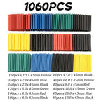 2:1 Shrinkable Wire Shrinking Wrap Tubing Wire Connect Cover Protection with 300W Hot Air Gun 127-10600pcs Heat Shrink Tube