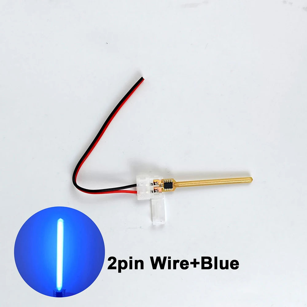 3V Battery Box COB LED Meteor Shower Flexible Filament 40mm 59mm 70mm 1pc Flowing Light for DIY Edison Bulbs Vintage Decoration