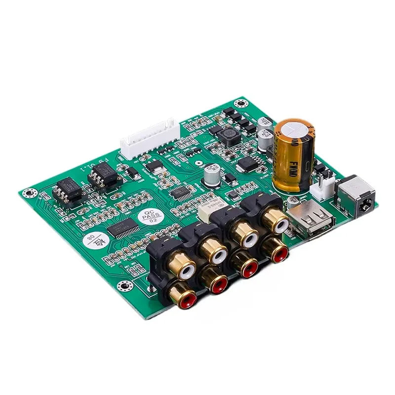 Preamplifier Board Display Hifi High End Bluetooth 5.3 USB Player PCM5102 Independent Decoding With Remote Control Preamp Module