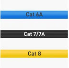 2/6/10Pcs RJ45 CAT6A Cat7 CAT8 Connectors Tool-Free Zinc Alloy Shielded 10G Ethernet Termination Plugs for 23AWG SFTP Cables