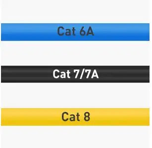 2/6/10Pcs RJ45 CAT6A Cat7 CAT8 Connectors Tool-Free Zinc Alloy Shielded 10G Ethernet Termination Plugs for 23AWG SFTP Cables