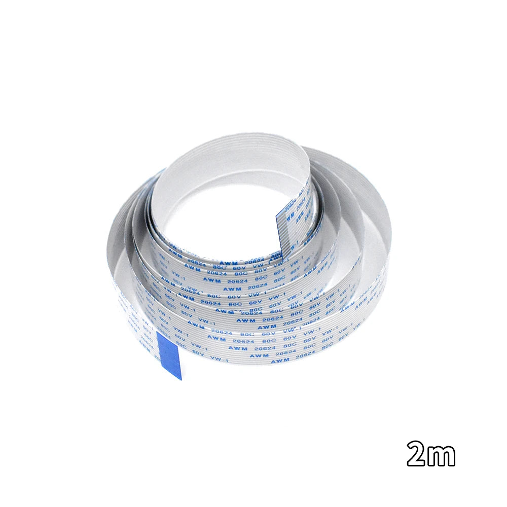 2M 1M 50CM 30CM for Raspberry Pi 3 Camera Cable Ribbon FFC 15pin 0.5mm Pitch Flat Wire Cable for Raspberry Model B Camera Line
