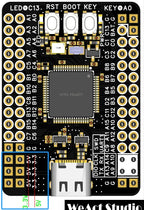 WeAct STM32F103RCT6 ARM STM32 Development Board Small System Board STM32 F103RCT6 STM32F103 STM32F1 Development Board