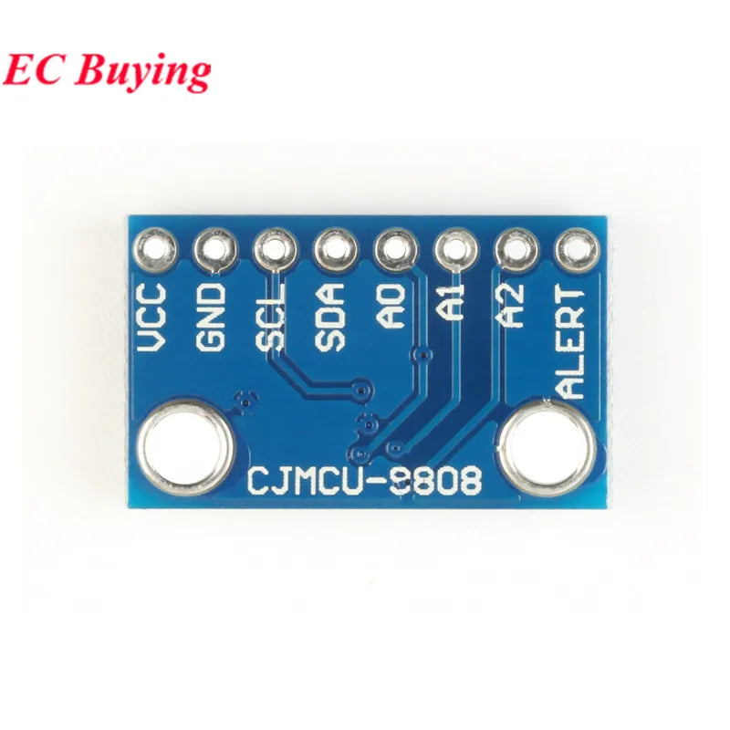 MCP9808 MCP-9808 High Accuracy Temperature Sensor I2C IIC Breakout Board Module Chip Logic Voltage for Arduino 9808E MCP9808T-E