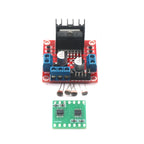Dual Axis Solar Tracker Solar Automatic Tracker Tracking Sensor + L298N Motor Drive Board 4pcs 5539 Photoresistor