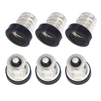 8pcs E12 to E11 Adapter E-Simpo PBT Copper E12 Mini Chandelier Lamp Base to Mini E11 Bulb Lamp Holder Converter
