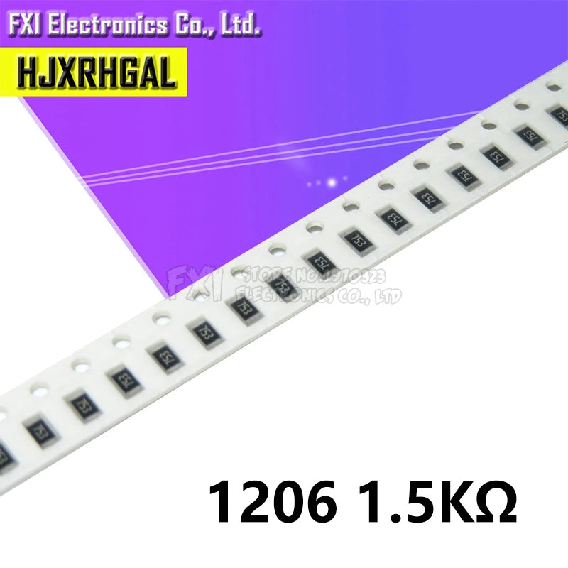 5000Pcs 1206 0R ~ 10M SMD resistor 1/2W 0 1 10 100 150 220 330 ohm 1K 2.2K 10K 100K 0R 1R 10R 100R 150R 220R 330R ohm 5%