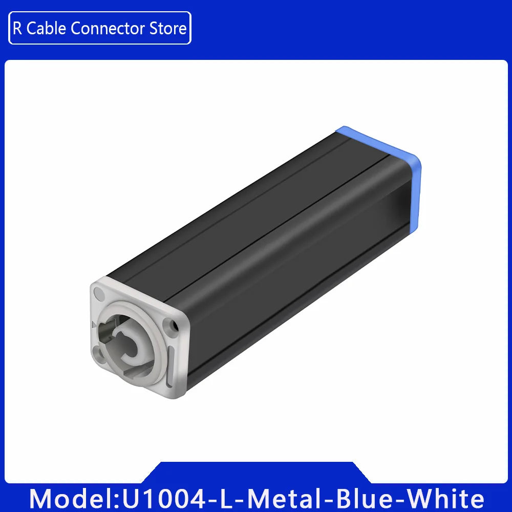 1pc New Arrival LED PowerCon AC Coupler Adapter Extender connector High quality Speakon Panel mount straight adapter