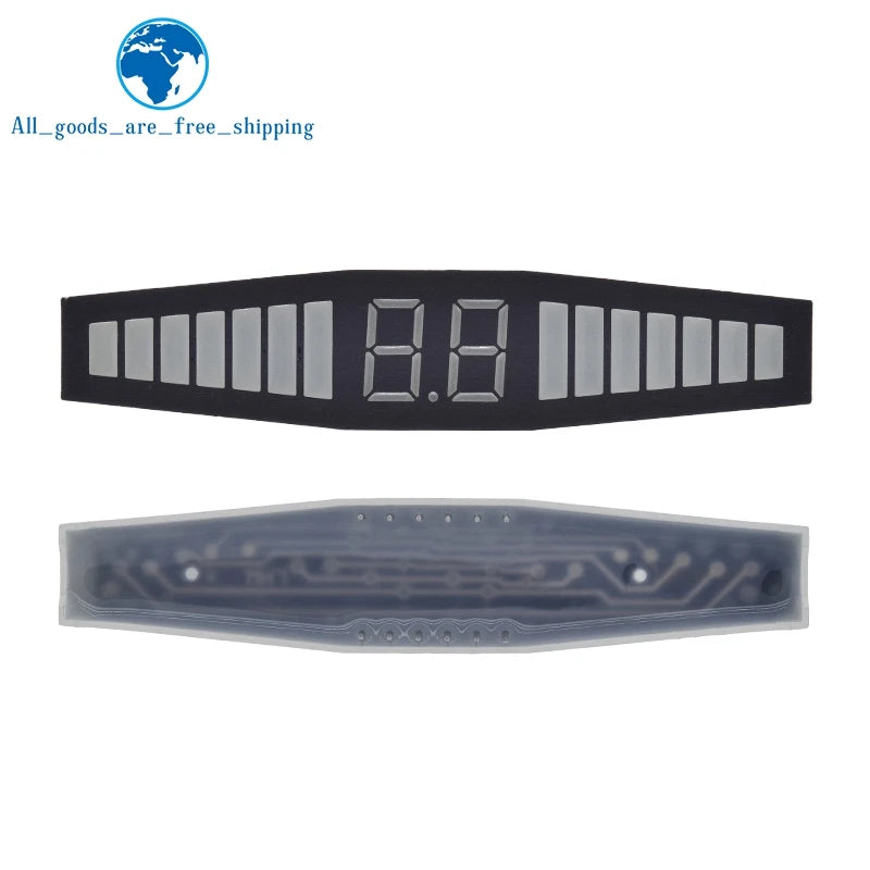 TZT 1/3PCS Reversing Radar Display 0.36 Connected Digital Tube LED Seven Segments Gongyang Green/Yellow/Red Three Colors