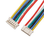 10PC PH 2.0mm 2/3/4/5/6P Terminal Wire Micro 10/20/30cm 3239 22AWG Silicon High Temp Male Plug Cable 2-core Tinned Connector