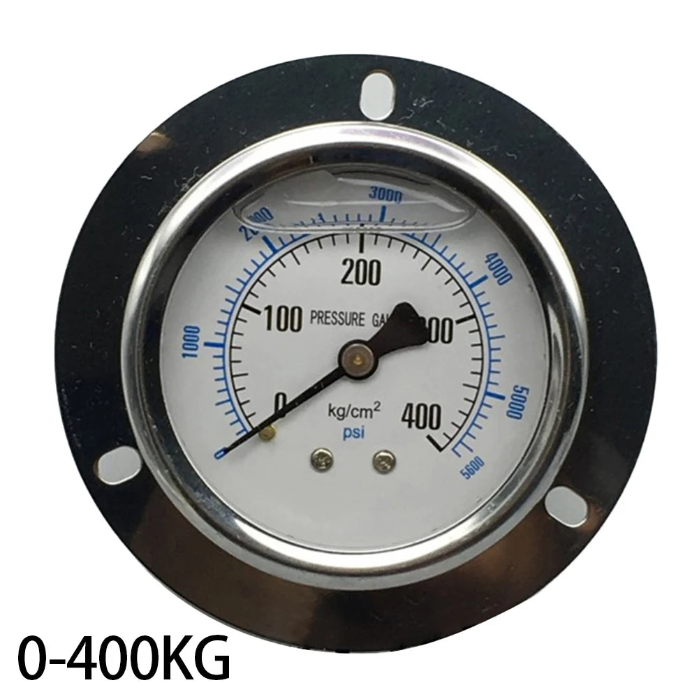 Industrial Pressure Monitoring Axial Edge Gauge Easy Installation Pressure Meter Barometer Seismic Pressure Meter
