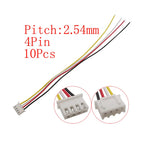 10Pcs Micro JST XH 2.54mm Pitch 2/3/4/5/6 Pin Male Plug / XH2.54 Female Socket Extension Lead Wire Cable Connector 20CM 26AWG
