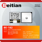 Beitian BE Series GNSS Module Ublox M10 TTL Built-in IST8310 Compass BDS GPS GALILEO FPV UAV Flight Control BE-180 - BE-882