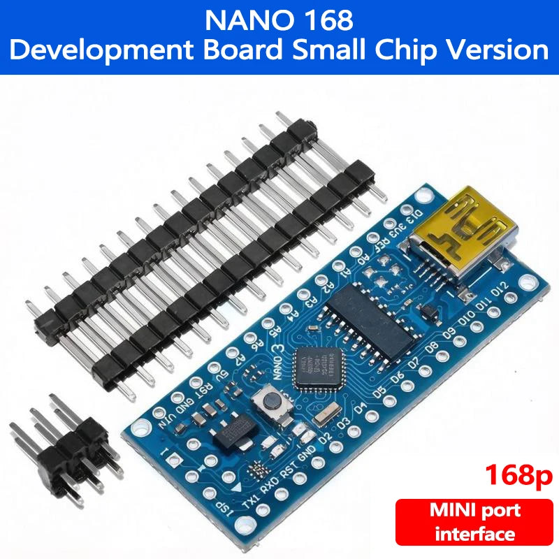 Nano V3 ATMEGA328P / ATMEGA168P Development Board CH340 Chip TYPE-C / MINI / Micro USB Interface Compatible For Arduino