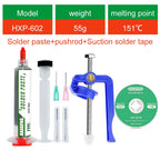151 ° C/303.8 ° F New Solder Paste, No Need for Cleaning, Solder Repair and Maintenance, Lead-Free Solder Paste Flux, 10g/35g/55